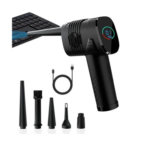 Ασύρματη Σκούπα Αυτοκινήτου 2 σε 1 – Πολυλειτουργικός και Γρήγορος Καθαρισμός