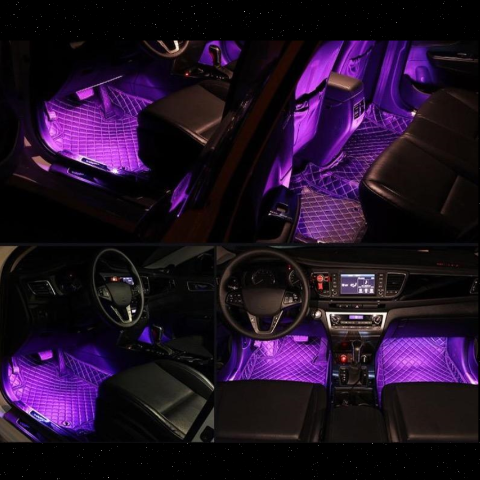 Lampada Ambientale LED per Auto – Design Interno Stiloso