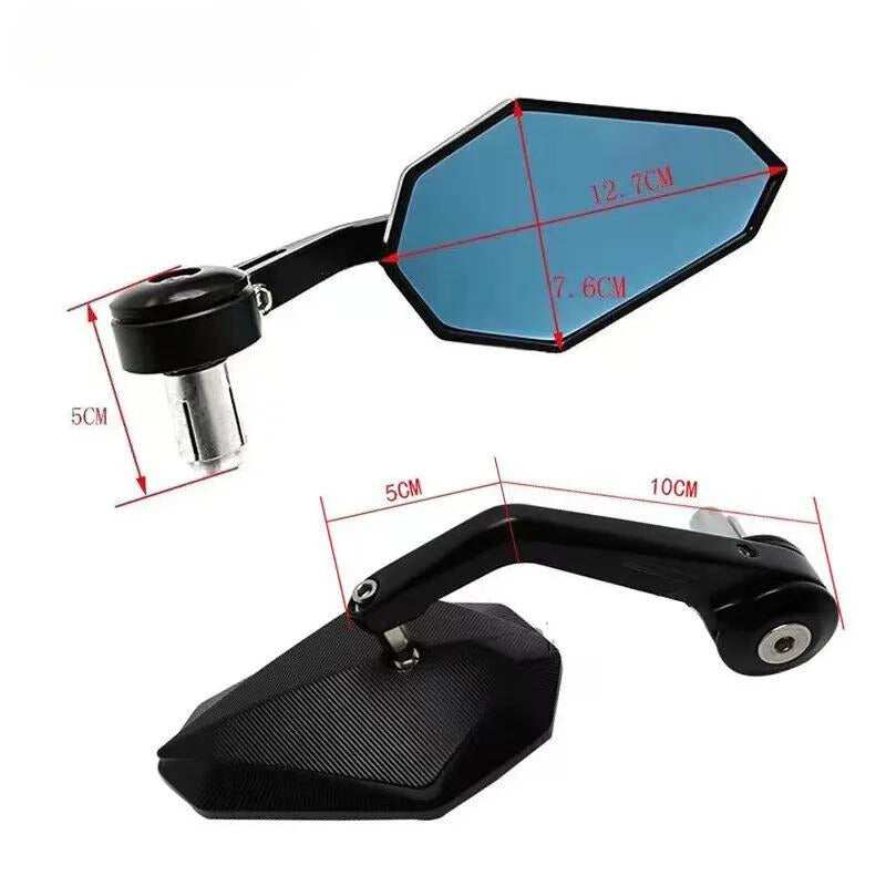 Motorsykkel Speil Anti-blendende – Universelle, Justerbare & Sport Design