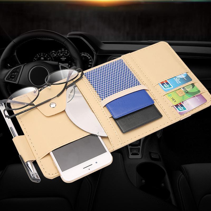 Auto-Organizer für Sonnenblenden — Halten Sie Ihre Accessoires griffbereit