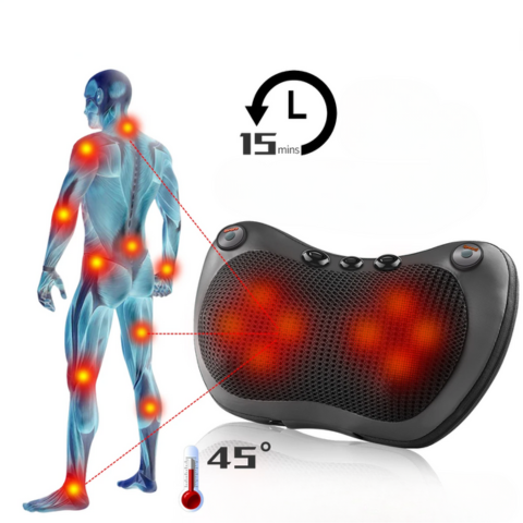 Masážny prístroj na krk s vyhrievaním do auta — Denná relaxácia a pohoda