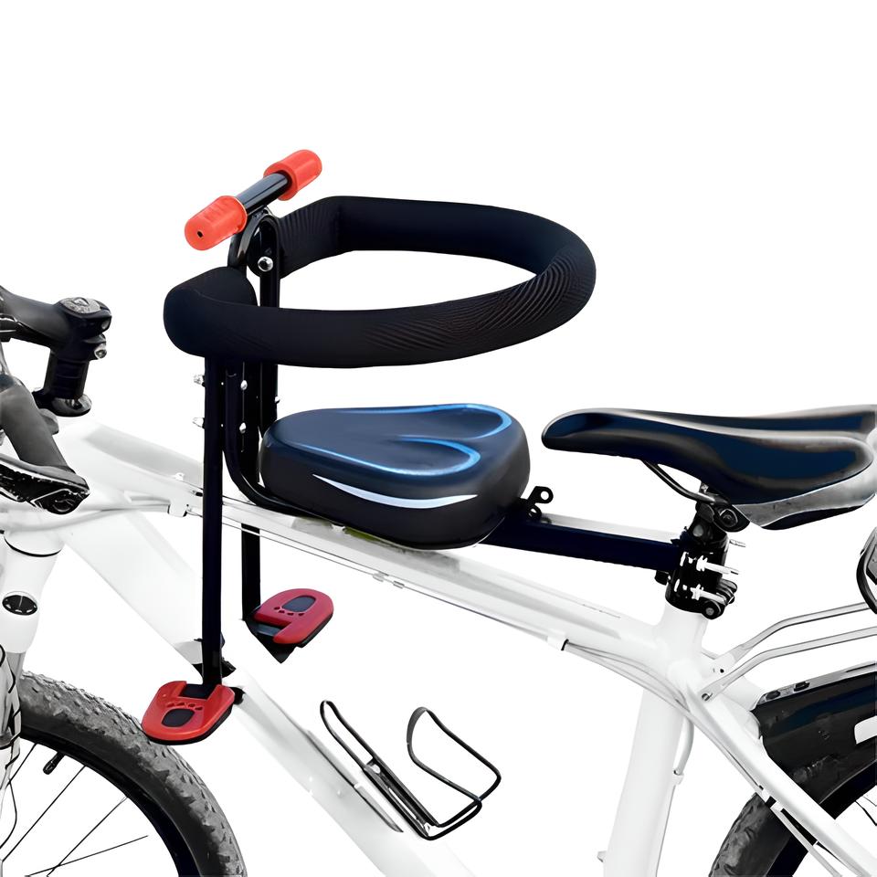 子供のための快適さと安定性 - フットレスト付き自転車シート