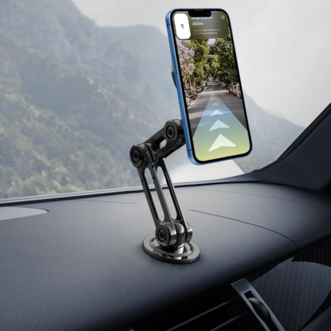 Support Telefono Auto — Regolabile e Stabilità Rinforzata