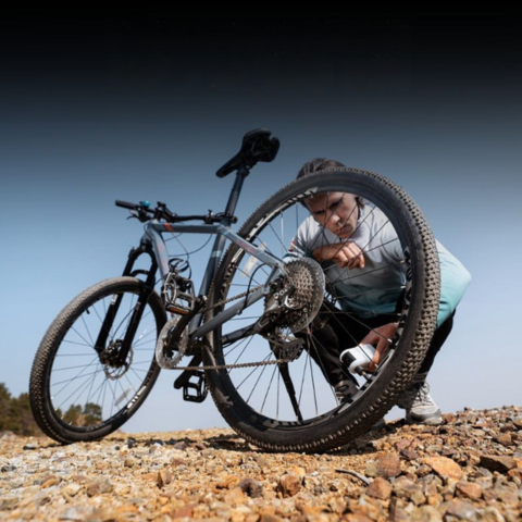 Draagbare Elektrische Pomp Fiets — Krachtig & Compact