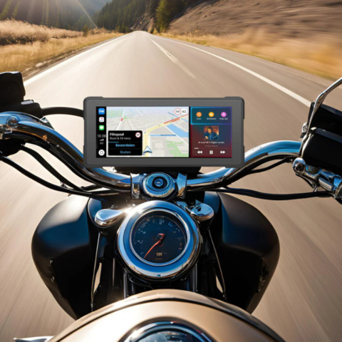Sistem Multimedia Moto — GPS, Muzică & Control Inteligent
