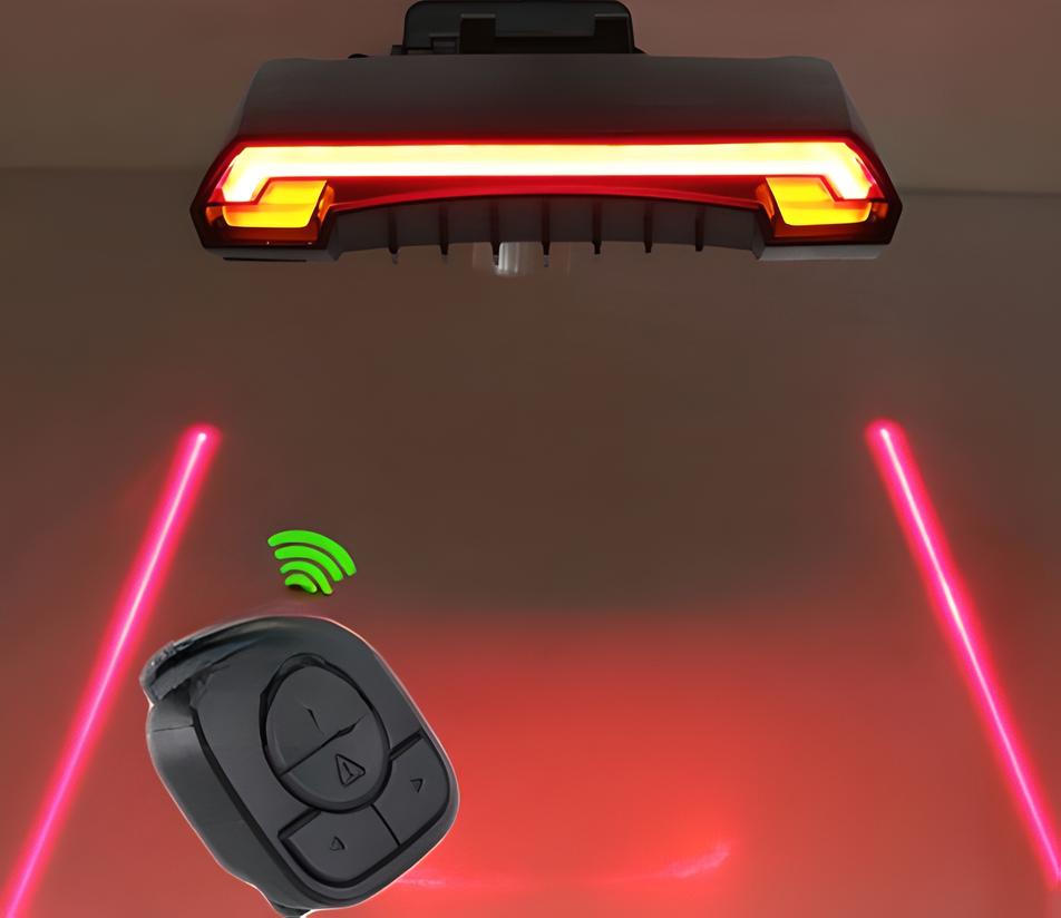 Cykelsignal ljus – maximal synlighet på natten