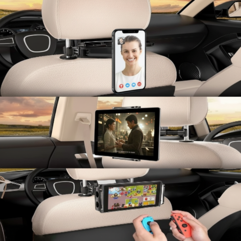 Soporte Universal para Coche — Compatible con Teléfonos, Tabletas y Switch