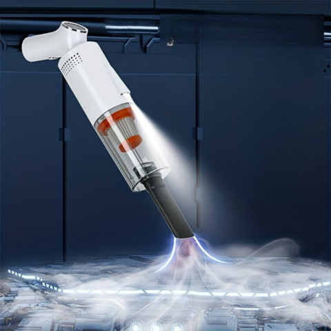 Aspirator Auto Fără Fir — Afișaj Digital și Urmărire în Timp Real