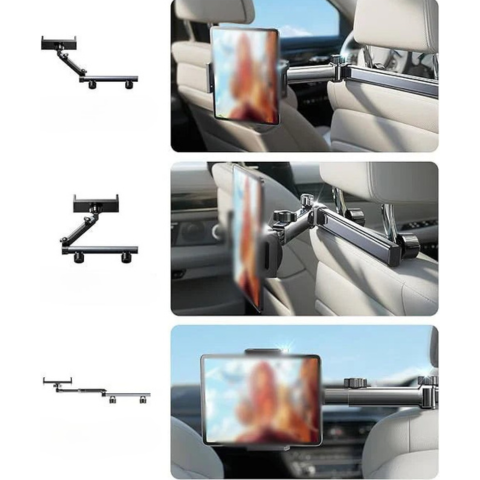 Soporte de Tableta para Reposacabezas — Viaje Agradable y Manos Libres en la Parte Trasera