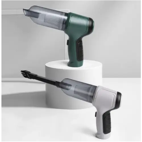 مكنسة كهربائية محمولة بدون سلك للسيارة – قوية، خفيفة وقابلة للشحن عبر USB