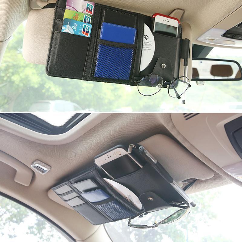 Auto-Organizer für Sonnenblenden — Halten Sie Ihre Accessoires griffbereit