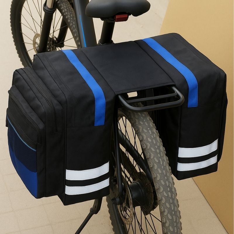 Alforjas Traseras Para Bicicleta — Confort de Viaje y Alta Capacidad de Carga
