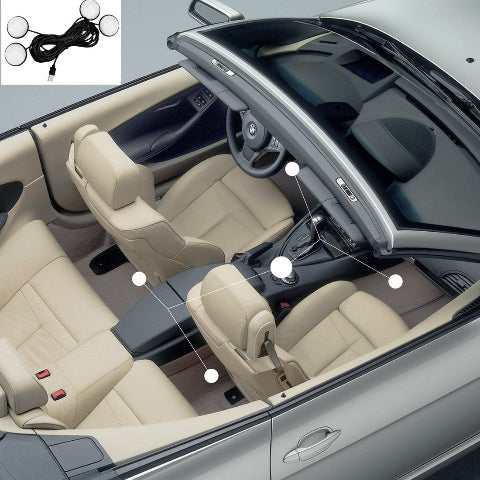Lampada Ambientale LED per Auto – Design Interno Stiloso