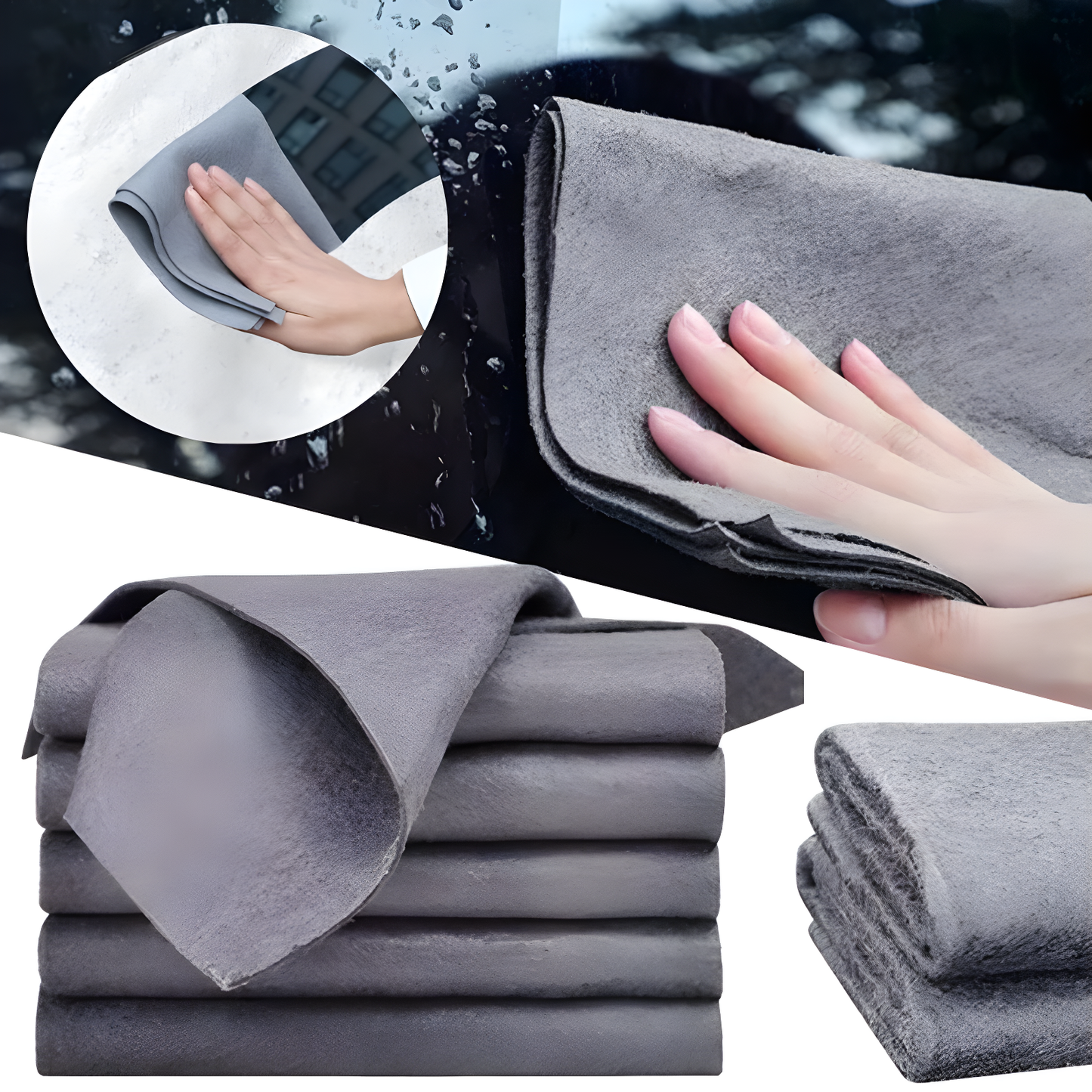 Chiffon Mikrofiber Bil Ultra Absorberende – Rengjøring av Karosseri Uten Riper