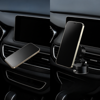Ondersteuning Telefoon Auto – Rotatieve en Beveiligde Magnetische Bevestiging 