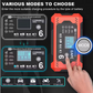 Inteligentní nabíječka baterií do auta 12V/24V - LCD displej & automatická ochrana 