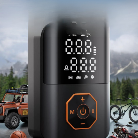 ミニ自動充電式コンプレッサー – パワー18000mAh 