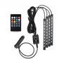 LED pásy do interiéru s audio synchronizáciou 