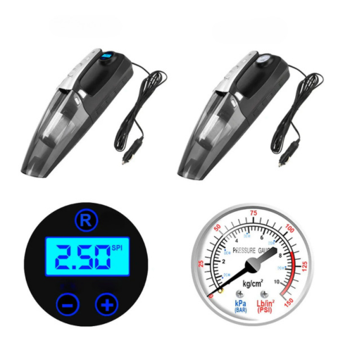 車用掃除機 4-in-1 – 高性能 12V/120W 
