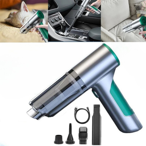 Cordless 3 In 1 Vacuum Cleaner For Car – Complete And Convenient Cleaning 