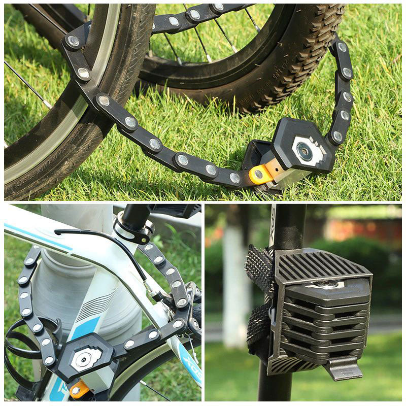 Fällbart Lås För Cykel — Kompakt Och Robust Säkerhet 