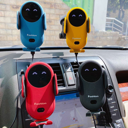 自動車用ワイヤレス充電器と電話ホルダー – 自動かつ迅速な固定 