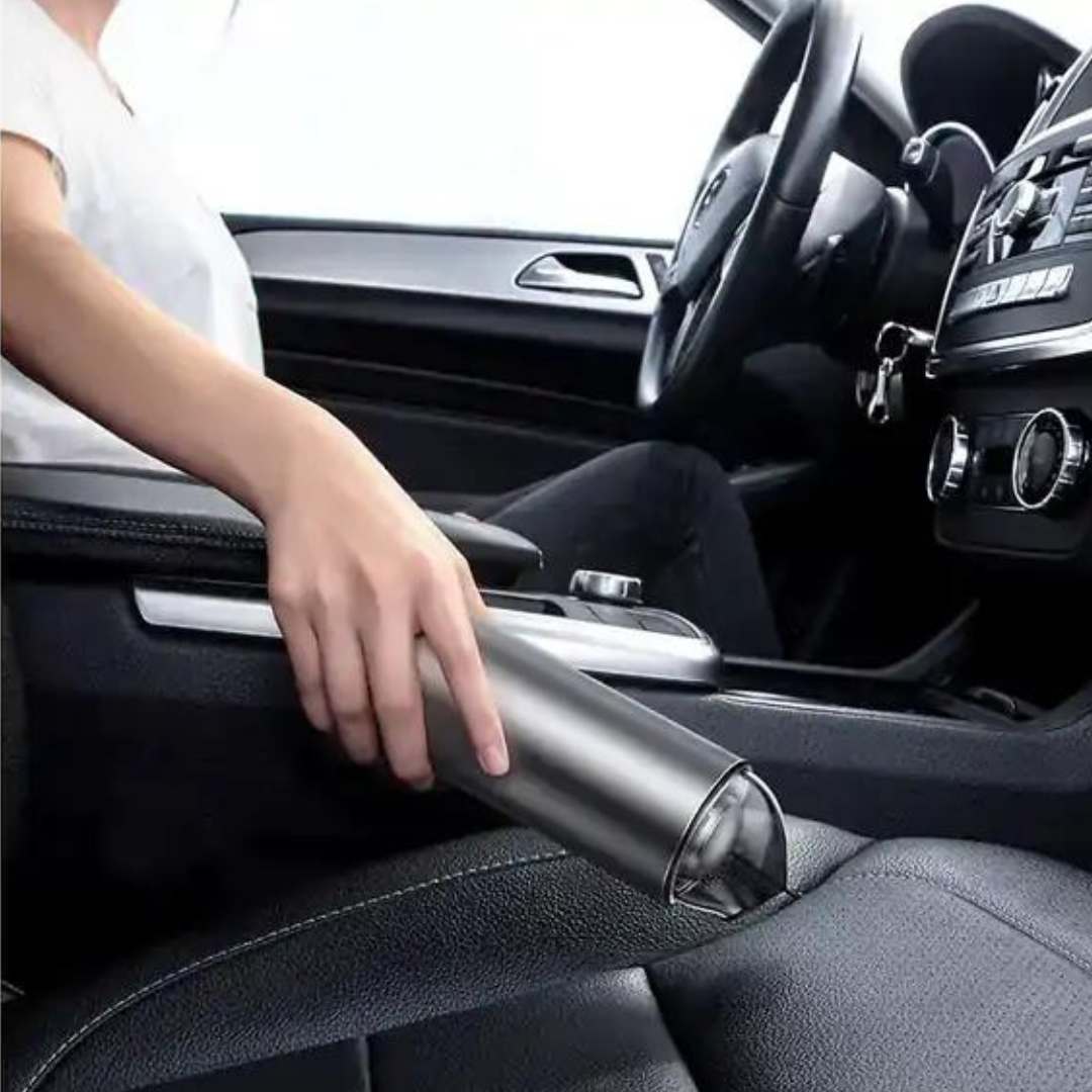 Bezdrátový automobilový vysavač — Rychlé a praktické čištění 