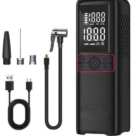 Compressore d'aria portatile 160PSI — Compatto e facile da trasportare 