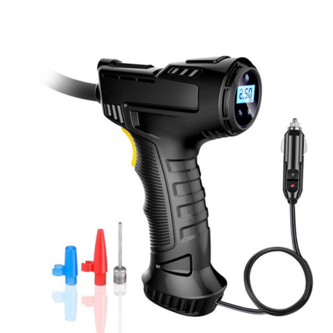 Compresor de Aire Portátil 120W — Inflado Rápido y Potente 