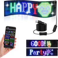 Programmerbar LED-skylt för bil — Modern kommunikation & stil 