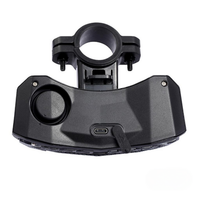 Multifunkčné zadné svetlo na bicykel - smerové svetlo, brzda a alarm