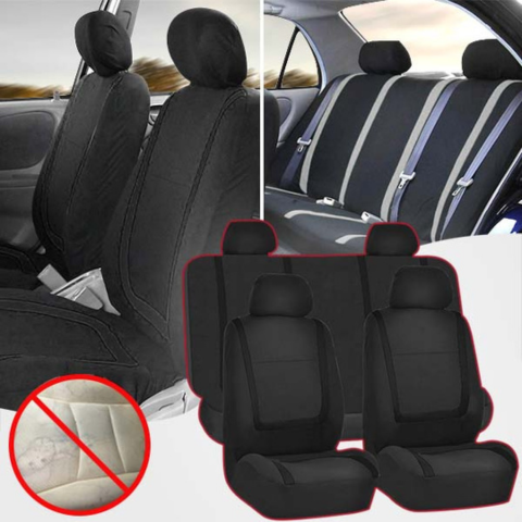 Set di 9 Coprisedili Auto – Protezione Completa Interna 