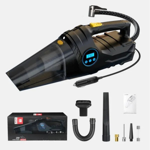 Multifunctional Car Vacuum Cleaner — Instant Cleaning and Inflation 