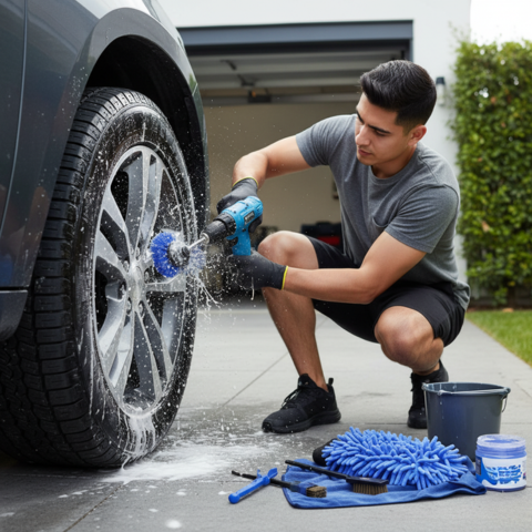 Bilhåndverktøysett — Multifunksjonelt med oppbevaringsveske 