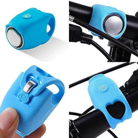 Mini Klaxon Para Bicicleta – Sonidos Múltiples y Diseño Impermeable 