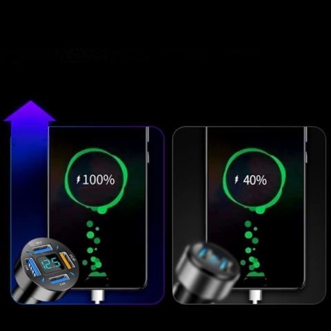 Univerzální a multi-USB nabíječka do zapalovače 