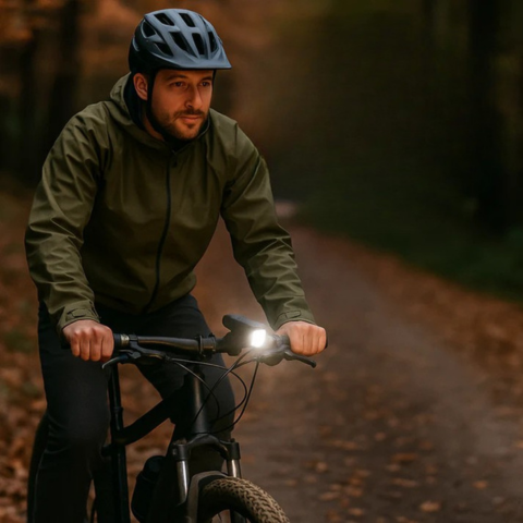 250 lumenes első kerékpárfény - Fokozott láthatóság és éjszakai biztonság
