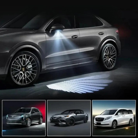 Angel Wings Autodeur Licht - Visueel Effect & Unieke Stijl