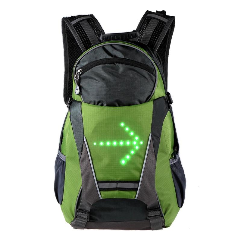 Ryggsäck LED-signalering med fjärrkontroll 