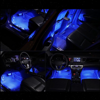 مصباح أجواء LED للسيارة – تصميم داخلي أنيق 