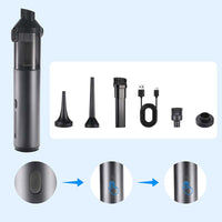 Vysoce výkonný akumulátorový vysavač do auta - rychlé čištění a pohodlné použití