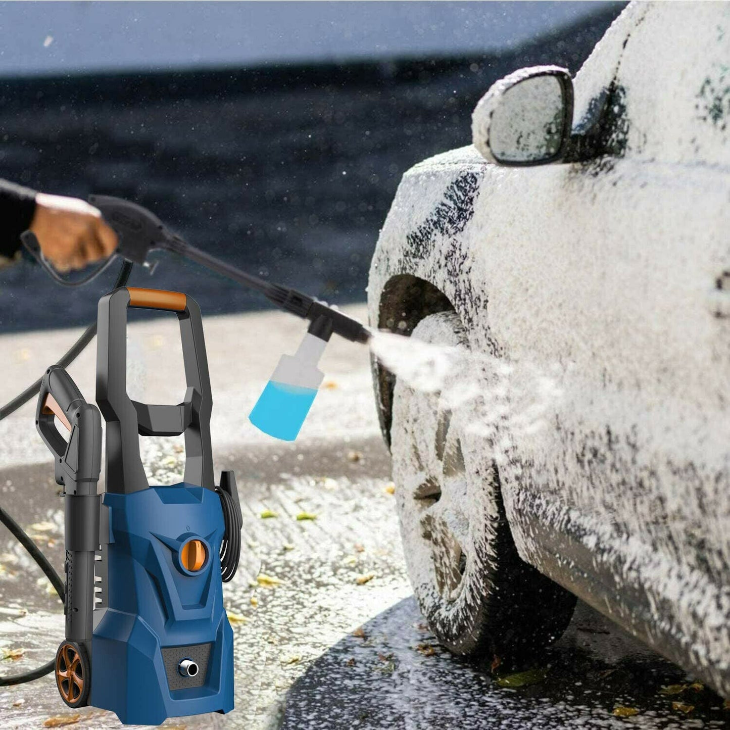 Hogedrukreiniger Elektrisch — Vermogen 3000 PSI Voor Intensieve Reiniging 